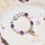  Vòng Tay Thiết Kế Nữ Thạch Anh Tím Ánh Trăng Healing Moonbeam 234 SP007339 Gypsy.lala 