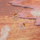 Bông Tai Charm Lá Amber SP006260 Gypsy.lala 
