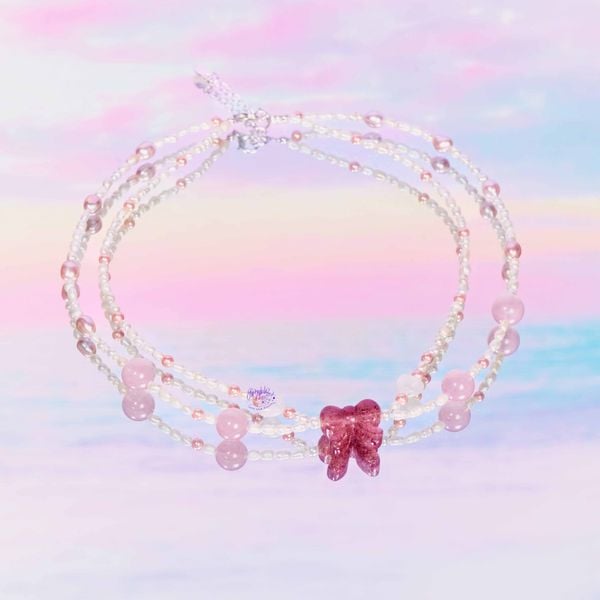  Dây chuyền Dreamy Drifter Thạch Anh Hồng SP007297 Gypsy.lala 