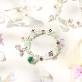  Vòng Tay Thiết Kế Nữ Camellia Love Đá Beryl Aquamarine Vip SP008138 Gypsy.lala 