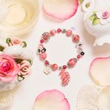  Vòng Tay Thiết Kế Nữ Sweet Harmony 318 Đá Đào Hoa , Ruby SP007776 Gypsy.lala 