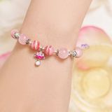  Vòng Tay Thiết Kế Nữ Pink Devotion 310 Đào Hoa Thạch Anh Hồng SP007768 Gypsy.lala 