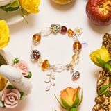  Vòng Tay Thiết Kế Nữ Leafy Lullaby 307 Thạch Anh Vàng, Garnet SP007765 Gypsy.lala 