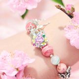  Vòng Tay Thiết Kế Tender Affection 361 Đá Đào Hoa, Ưu Linh Xanh SP007903 Gypsylala 