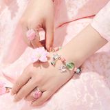  Vòng Tay Thiết Kế Tender Affection 361 Đá Đào Hoa, Ưu Linh Xanh SP007903 Gypsylala 