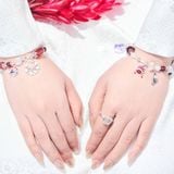  Vòng Tay Thiết Kế Celestial Whispers 363 Đá Ánh Trăng, Tóc Nâu Đỏ SP007905 Gypsylala 