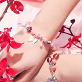  Vòng Tay Thiết Kế Angelic Connection 364 Đá Đào Hoa SP007906 Gypsylala 