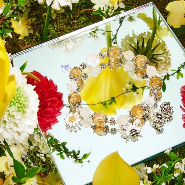  Vòng Tay Thiết Kế Golden Garden 366 Đá Tóc Vàng, Ánh Trăng SP007908 Gypsy.lala 