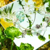  Vòng Tay Thiết Kế  Peaceful Pines 369 Đá Ưu Linh Xanh, Ánh Trăng SP007911 Gypsy.lala 