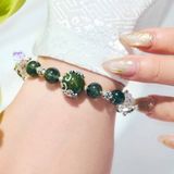  Vòng Tay Thiết Kế Refreshing Rainforest 371 Đá Idocrase, Tóc Xanh SP007913 Gypsy.lala 