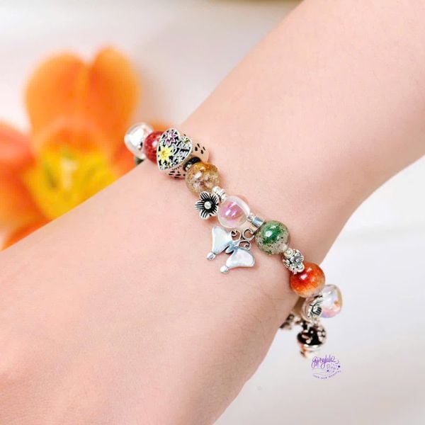  Vòng Tay Thiết Kế Balance Beam Ưu Linh Ngũ Sắc SP008065 Gypsylala 