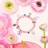  Vòng Tay Thiết Kế Sweet Tranquility Thạch Anh Hồng SP008068 Gypsy.lala 