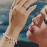  Vòng Tay Thiết Kế Nữ Lace of the Ocean Đá Thạch Anh Hồng Charm Đuôi Cá SP008177 Gypsy.lala 
