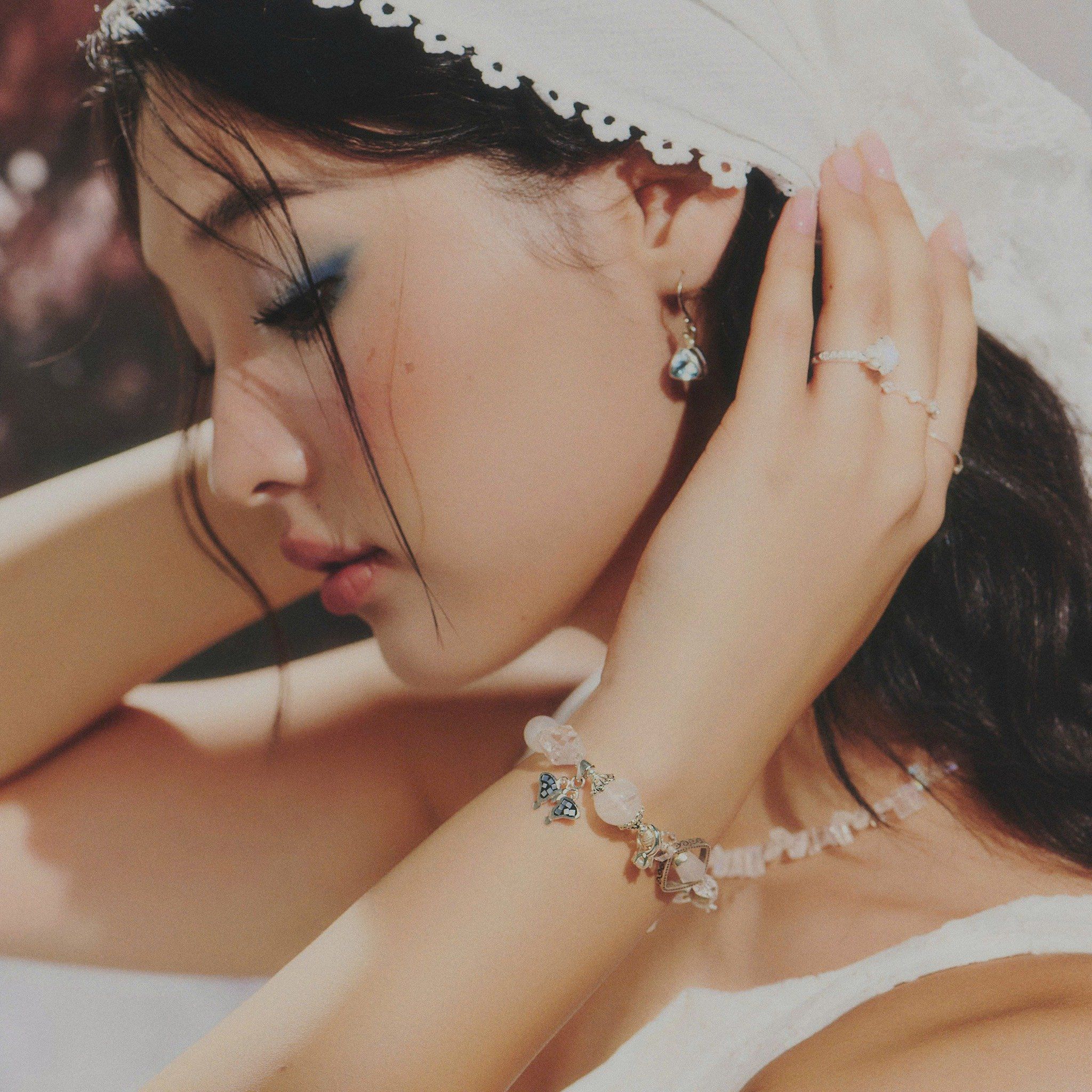  Vòng Tay Thiết Kế Nữ Silver Sand Stories Đá Ánh Trăng, Kim Cương Thô SP008182 Gypsy.lala 