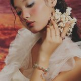  Vòng Tay Thiết Kế  Nữ Mermaid’s Blush Đá Topaz, Beryl Aquamarine SP008186 Gypsy.lala 