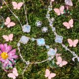  Dây Chuyền 4 Leaf Cỏ 4 Lá Ánh Trăng Bọc Bạc SP006935 Gypsy.lala 