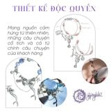  Vòng Tay Thiết Kế Nữ Morning Dew Ngọc Jadeite, Ánh Trăng SP008144 Gypsy.lala 
