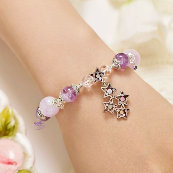  Vòng Tay Thiết Kế Nữ Loving Harmony 305 Thạch Anh Tím Lavender SP007763 Gypsy.lala 