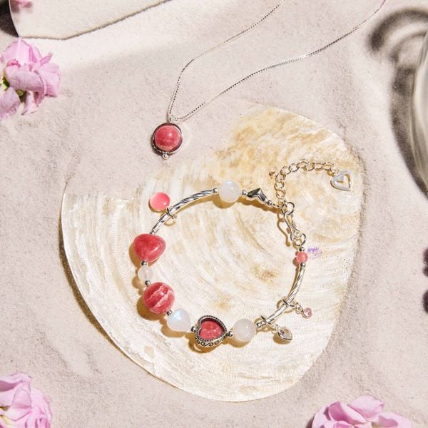  Vòng Tay Thiết Kế Đào Hoa Nữ Enchanted Heart 235 SP007340 Gypsy.lala 