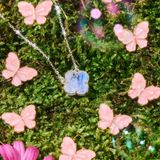  Dây Chuyền 4 Leaf Cỏ 4 Lá Ánh Trăng Bọc Bạc SP006935 Gypsy.lala 