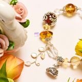  Vòng Tay Thiết Kế Nữ Leafy Lullaby 307 Thạch Anh Vàng, Garnet SP007765 Gypsy.lala 