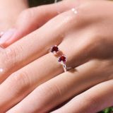  Trang Sức SETF14 Đá Garnet SP007365 SP003318 Gypsy.lala 