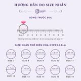  Nhẫn Bạc Thạch Anh Tím Triangle Amethyst SP005004 Gypsy.lala 