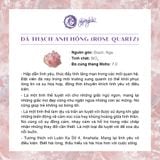  Vòng Tay Thiết Kế Nữ Loving Serenity 314 Đá Đào Hoa, Thạch Anh Hồng SP007772 Gypsy.lala 