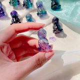  Mặt Phật Tổ Điêu Khắc Đá Fluorite 