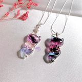  Mặt Dây Chuyền Hồ Ly Baby Đá Fluorite 