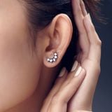  Bông Tai Trăng Khuyết Đá Ánh Trăng Moonstone 