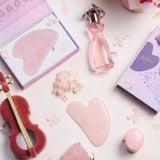  Dụng Cụ Massage Guasha Đá Thạch Anh Hồng 
