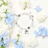  Vòng Tay Thiết Kế Lunar Dreamscape Đá Ánh Trăng SP008051 Gypsylala 