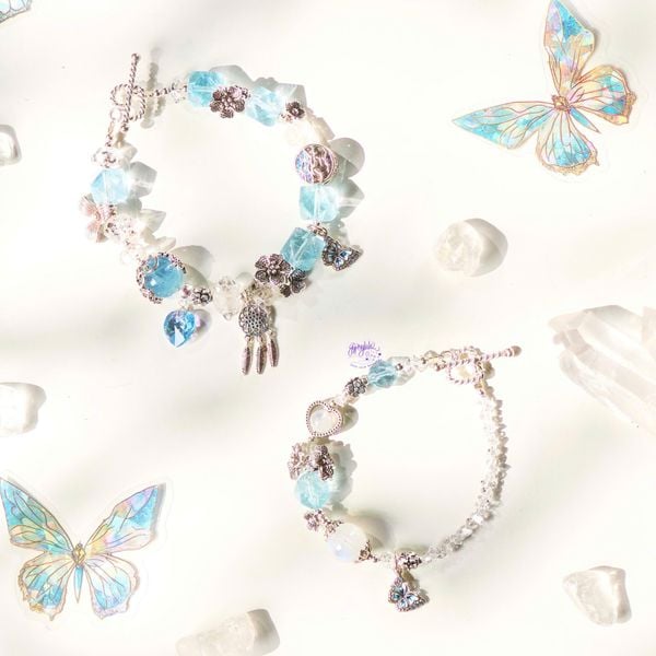  Vòng Tay thiết Kế Nữ Willow Whisper Đá Topaz Thô SP008128 Gypsy.lala 