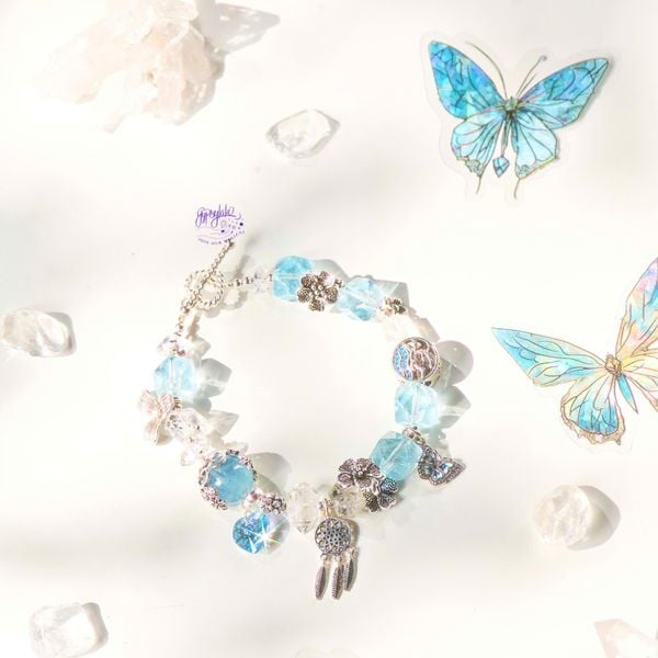  Vòng Tay thiết Kế Nữ Willow Whisper Đá Topaz Thô SP008128 Gypsy.lala 