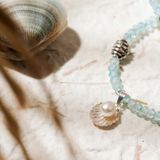  Vòng Tay Thiết Kế Nữ Coral Bloom Đá Aquamarine SP008195 Gypsy.lala 