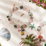  Vòng Tay Thiết Kế Nữ Elaria’s Ocean Đá Thạch Anh Hồng, Ưu Linh Xanh SP008188 Gypsy.lala 