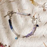  Vòng Tay Thiết Kế Nữ Melody Of The Sea Đá Sapphire, Tourmaline SP008168 Gypsy.lala 