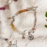  Vòng Tay Thiết Kế Nữ  Seashell Wishes Đá Sapphire, Tourmaline SP008170 Gypsy.lala 