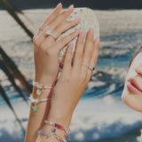  Vòng Tay Thiết Kế Nữ  Ocean’s Fairy Tale Đá Sapphire, Tourmaline SP008169 Gypsy.lala 