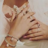  Vòng Tay Thiết Kế Nữ Coral Bloom Đá Aquamarine SP008195 Gypsy.lala 
