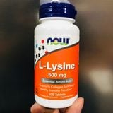  NOW L - LYSINE 500MG 100 VIÊN 