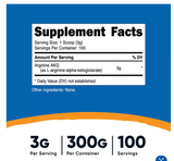  NUTRICOST ARGININE AKG 3G 300GRAM 