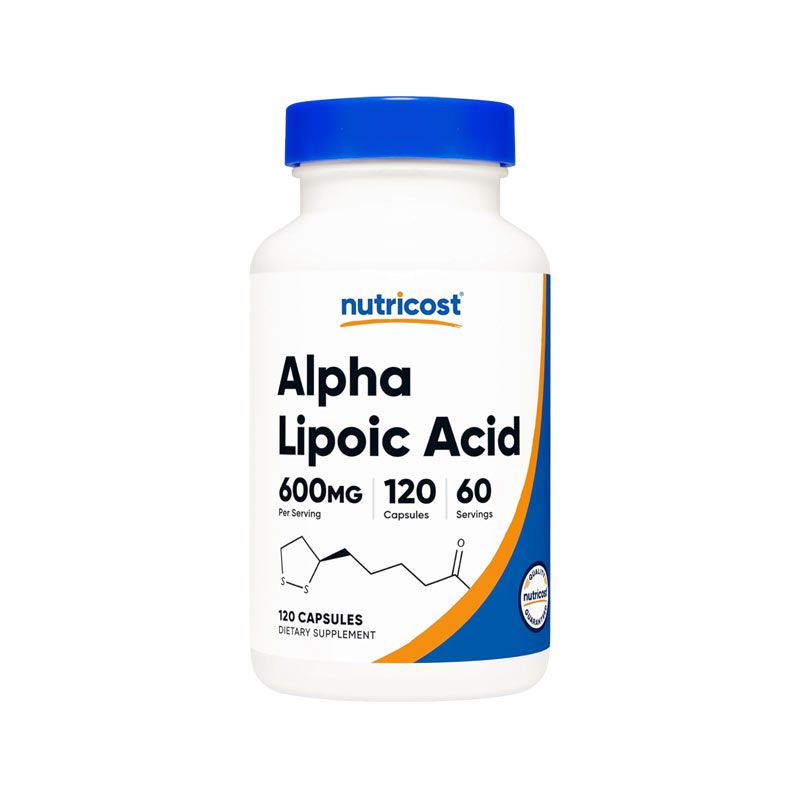  NUTRICOST ALPHA LIPOIC ACID 600MG 120 VIÊN NHỘNG 