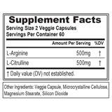  EVL L-ARGININE + L-CITRULLINE 120 VIÊN NHỘNG 