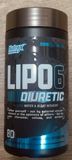  NUTREX LIPO 6 BLACK DIURETIC 80 VIÊN (Sf Lỗi) 