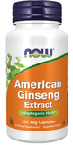  NOW AMERICAN GINSENG EXTRACT 100 VIÊN NHỘNG 