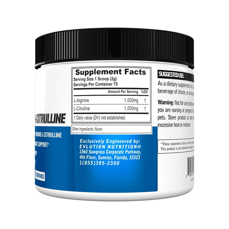  EVL L-ARGININE + L-CITRULLINE 75 SER 