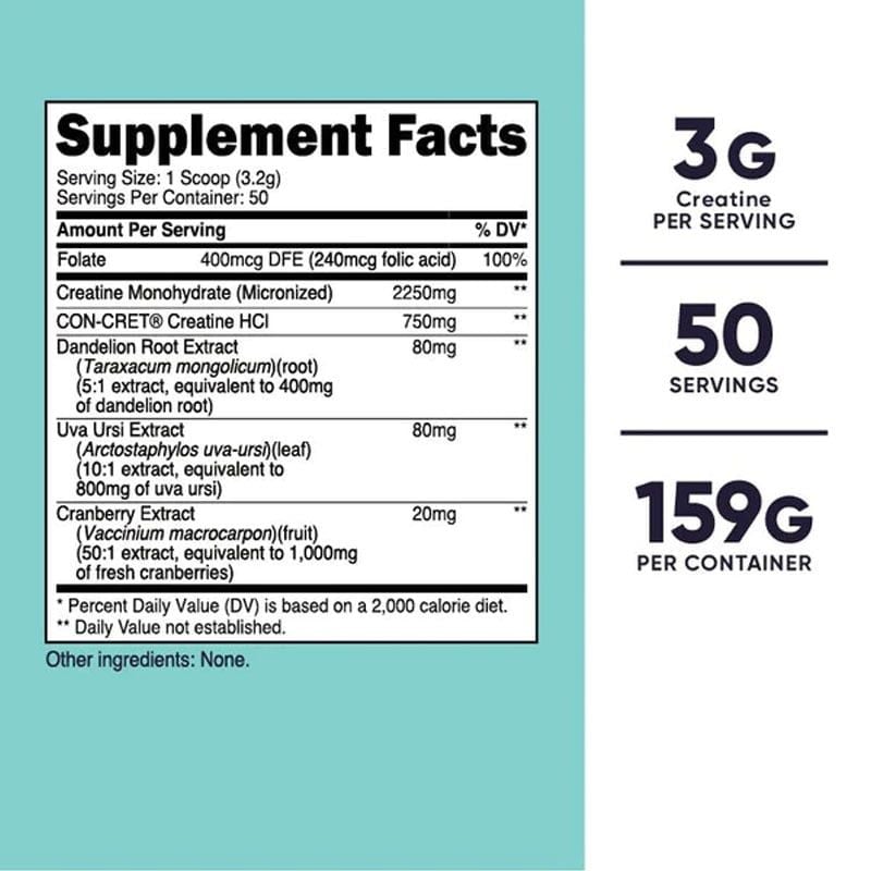  NUTRICOST CREATINE FOR WOMEN 50SERVING - UNFLAVORED (Lọ) 