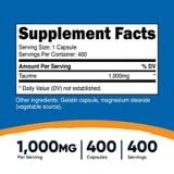  NUTRICOST TAURINE 1000MG 400 VIÊN NHỘNG 